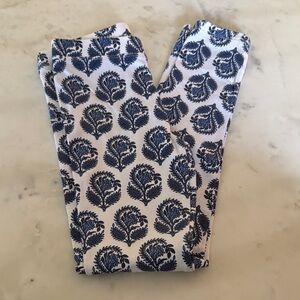 Crewcuts Blue and White Patterned Kids Leggings